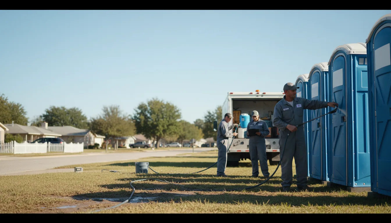 Long-Term Portable Toilet Rental in Plano, TX near me